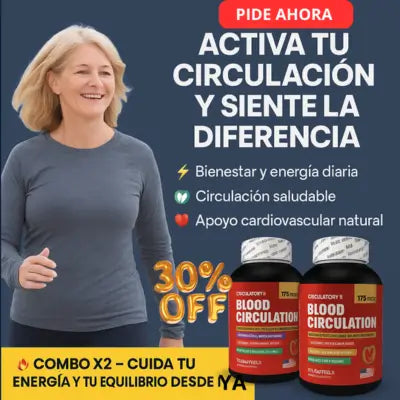 BLOOD CIRCULATION X 2 Recupera tu energía, claridad mental y bienestar desde adentro.