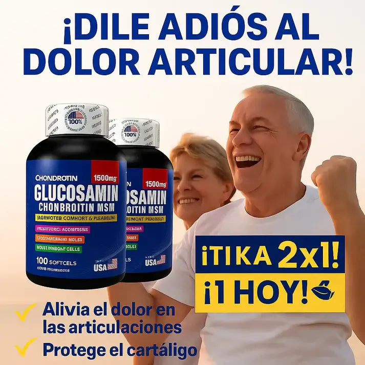 Alivio Instantáneo para Tus Articulaciones con Glucosamina - Combo 2 Unidades