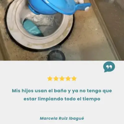 AROMACLEAN™ baño fresco, limpio y sin frotar