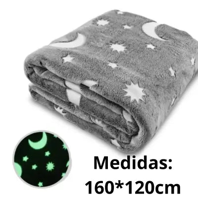 LUMISNUG™ – Cobija suave que brilla en la oscuridad + rollo para colorear GRATIS