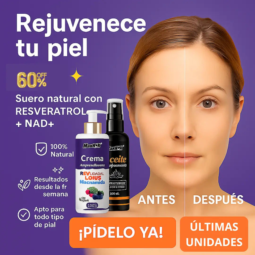 CREMA RESVERATROL + OBSEQUIO aceite reafirmante