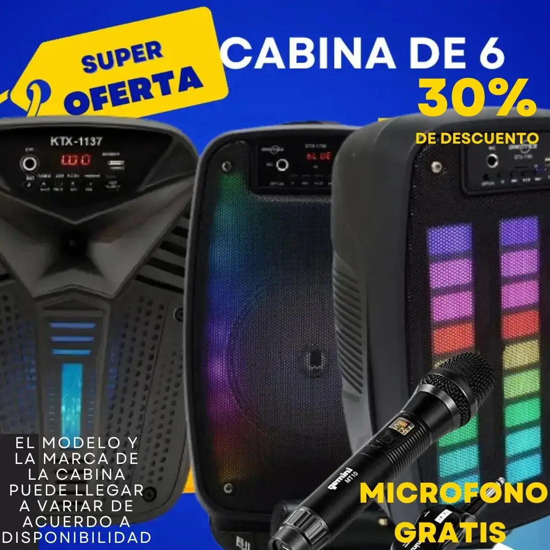 Cabina 6.5"+ OBSEQUIO