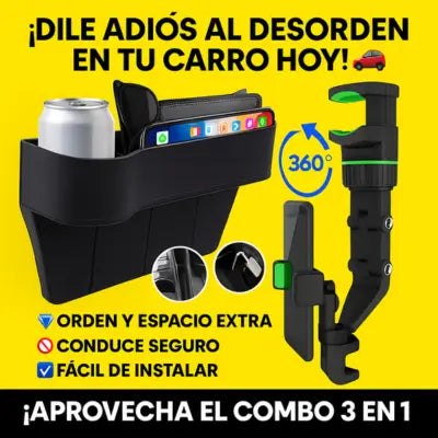 Combo Portavasos Para Carro+ OBSEQUIO soporte celular