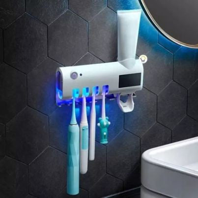 Soporte Cepillos Dispensador Crema Dental