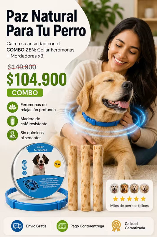 Kit Collar Feromonas para PERRO+ mordedodes *3