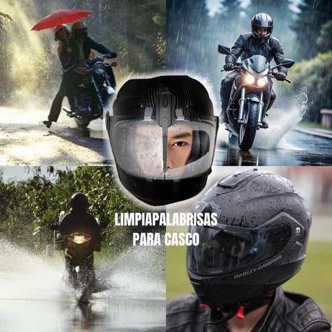 MotoClear™ El Limpiaparabrisas Que Tu Casco Necesita