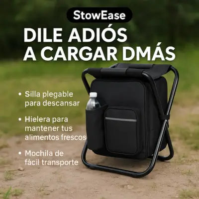 CAMPACK PRO 3 en 1 Tu silla, hielera y mochila en un solo producto