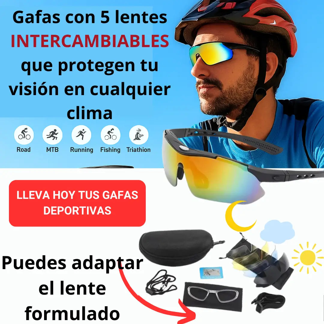 Gafas Deportivas Radar Tipo Militar 5 Le