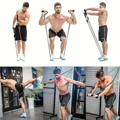 AUTOMATIC PRO™ Rueda + bandas - Entrenamiento completo sin gimnasio