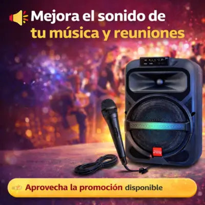 RUMBABOX™ –La cabina de 8" que prende la fiesta + OBSEQUIO