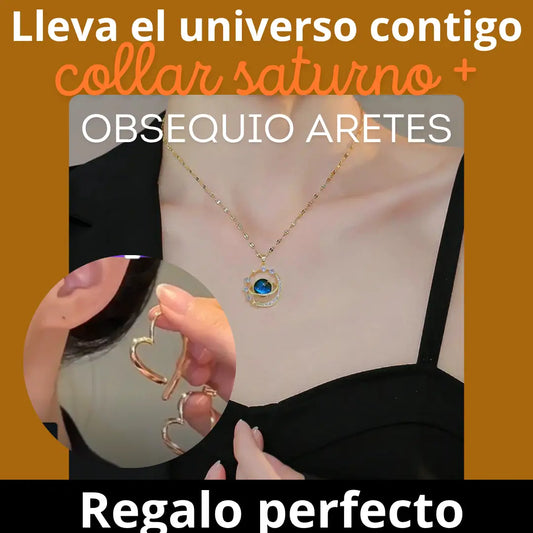 Collar Planeta Saturno  +REGALO