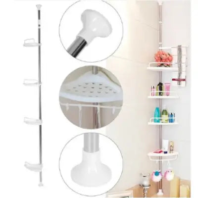 COMBO DUO CLEAN Organizador de ducha + dispensador de crema