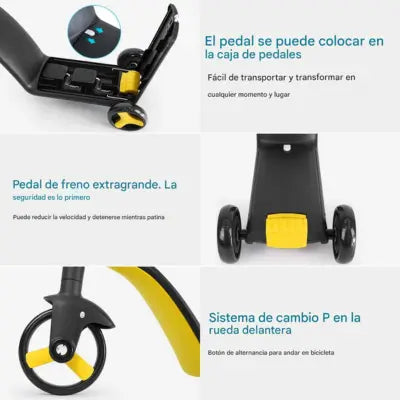 GrowTrip™ Triciclo – De sus primeros pasos a grandes aventuras