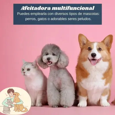 SMINIKER™ peluquería fácil, silenciosa y sin estrés para tus peluditos
