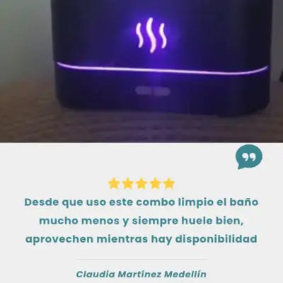 AROMACLEAN™ baño fresco, limpio y sin frotar