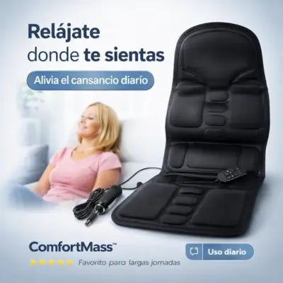 COMFORTMASS™ Asiento masajeador para trabajo, casa o auto