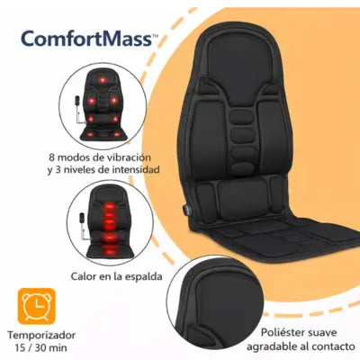 COMFORTMASS™ Asiento masajeador para trabajo, casa o auto