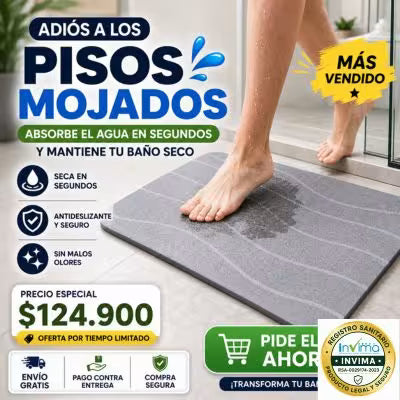 Alfombra Tapete de Piedra Absorbente