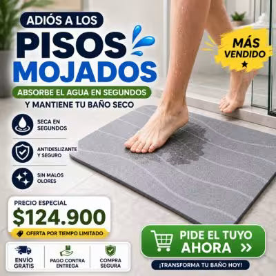 Alfombra Tapete de Piedra Absorbente