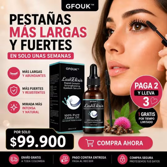 LashElixir Suero para pestañas PAGAS 2 LLEVAS 3