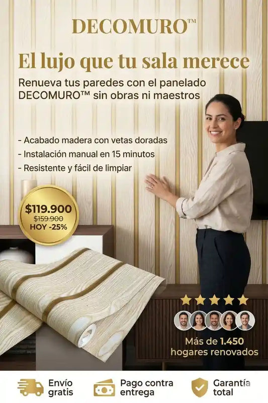 DECOMURO™ renovación elegante para paredes con papel adhesivo VA-18143