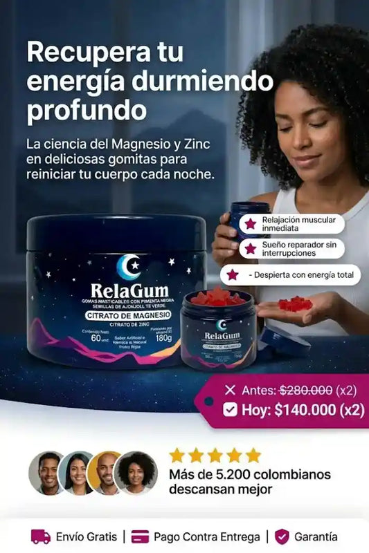 RELAGUM™ sueño profundo gomitas relajantes