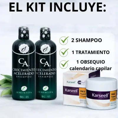 ROOTVITAL®2 shampoo+1 tratamiento para un cabello más fuerte, largo y saludable