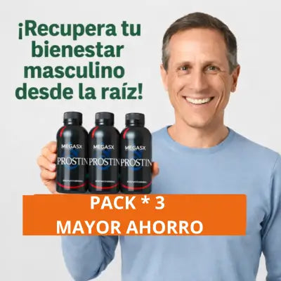 PROSTIN™ Bienestar prostático y seguridad masculina diaria KIT x3 UNIDADES