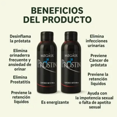 PROSTIN™ Bienestar prostático y seguridad masculina diaria KIT x3 UNIDADES
