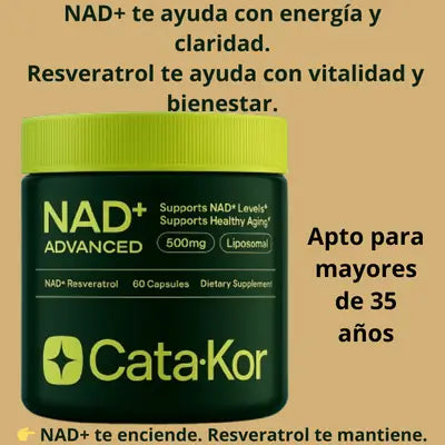 CATAKOR™ NAD+ Advanced –Mente clara y cuerpo activo