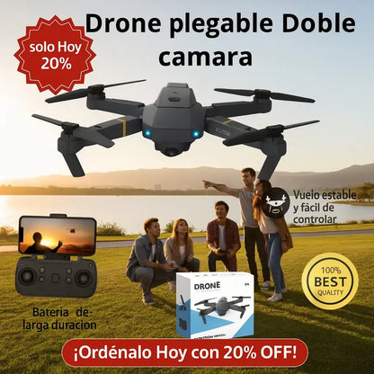DRONE PRO MAX 2 CAMARAS Y 1 BATERIA  Captura tu mundo desde el cielo