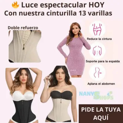 BODY FIT - Cinturilla Reloj de arena 13 VARILLAS