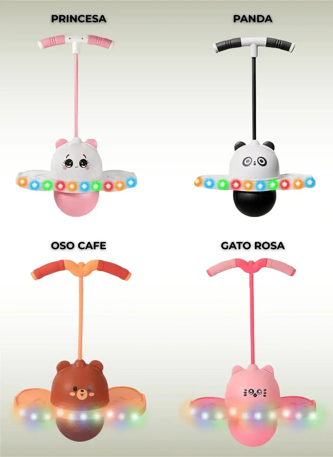 Saltador LED Infantil 3 en 1 – Diversión y Desarrollo Motor en Casa