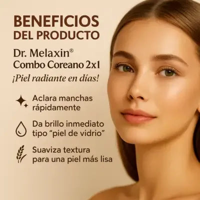 Dr Melaxin-Luce una piel más suave y luminosa con tecnología coreana 2x1