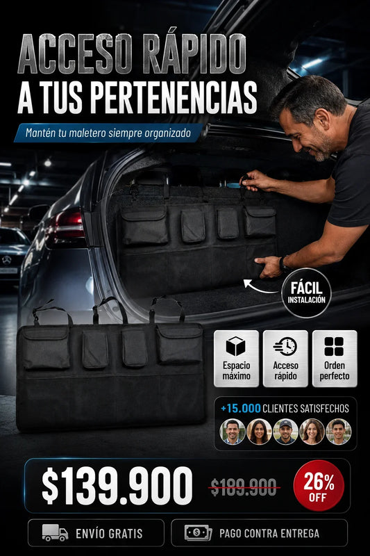 Organizador Maletero para vehículo
