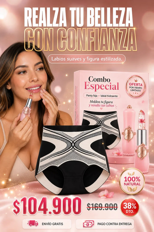 Combo Faja Panty Labial Hidratante
